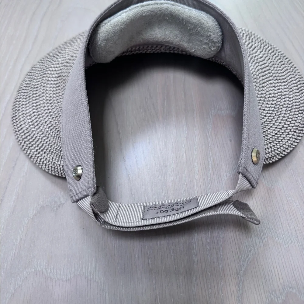 Eric Javits Cream Sun Visor - Picture 3 of 4